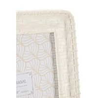 Kép 4/6 - Bambusztílusú képkeret krémszín 20,5x2x25,5 (belső méretek 15x20) cm 3
