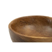 Kép 4/8 - Betot tál tölgyfából barna ø 15x8 cm