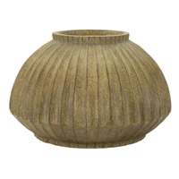 Kép 1/6 - Breeze váza fakó zöld ø 40x26,5 cm