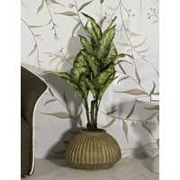Kép 6/6 - Breeze váza fakó zöld ø 40x26,5 cm