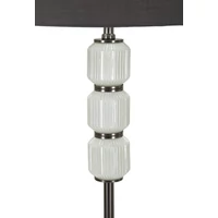 Kép 2/7 - Bright állólámpa modern elegancia fehér/szürke ø 42,5x164 cm