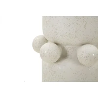 Kép 4/6 - Bubbles kerámia váza krémszín ø 15,5x41 cm