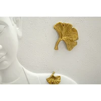 Kép 4/6 - Buddha ginko biloba levelekkel falikép 46x5,7x55,5 cm 3