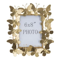 Kép 2/6 - Butterfly glamour képkeret arany 28x11,5x30,5 (belső méretek 15x20) cm 1