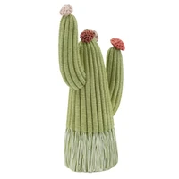 Kép 3/7 - Cactus virággal zöld 10,5x6,5x20,5 cm 1