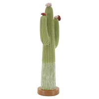 Kép 2/8 - Cactus virággal zöld 16.5x11x45 cm 1