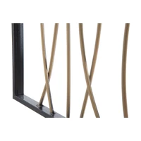 Kép 6/7 - Centruy fali dekoráció levelkből -b- fekete/arany 66x4,5x100 cm 4