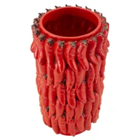 Kép 2/7 - Chili váza piros ø 20x34 cm