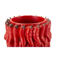 Kép 3/7 - Chili váza piros ø 20x34 cm
