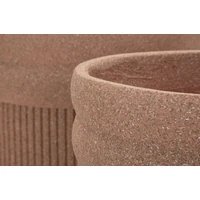 Kép 7/8 - Colombia kültéri váza szett 3db-os szett piros Ø 41,5X50-36X45-30,5X39,5 cm 4