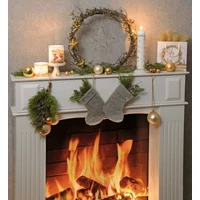 Kép 2/2 - Cozy fireplace karácsonyi átvilágítós gyertya 1