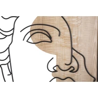 Kép 2/6 - David arc fali dekoráció -a- 50x2x80 cm 1