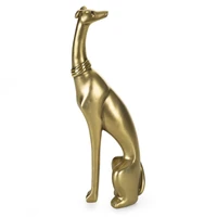 Kép 1/2 - Dog dekor szobor Arany 13x7x36 cm