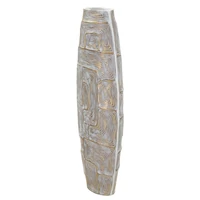 Kép 6/7 - Eclips torony váza fehér arany 24x11,5x59,5 cm 4