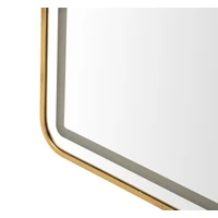 Kép 2/10 - Egész alakos álló tükör téglalap alakú arany 50X3-38X160 cm 6