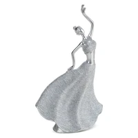 Kép 1/2 - Eldo1 szobor Ezüst 14x7x26 cm