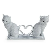 Kép 1/2 - Eldo1 szobor Ezüst 22x7x12 cm