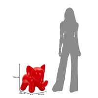 Kép 4/9 - Elefántos gyerekzsámoly piros 86X46X56 cm 8