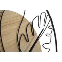 Kép 4/6 - Elegáns falióra -b- barna/fekete ø 60x2 cm