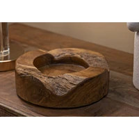 Kép 7/8 - Erusi tál tölgyfából barna ø 21x6 cm