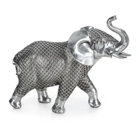 Kép 1/4 - Evan szobor Acélszürke 30x13x26 cm