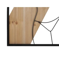 Kép 4/6 - Fali dekoráció női test -a- barna-fekete 50x2x90 cm 3