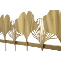 Kép 3/5 - Falifogas 7 ginko biloba levelekkel arany 66,2x6x26,3 cm 2