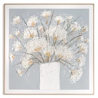 Kép 1/2 - Falikép 694 Krémszín 102x102x5 cm