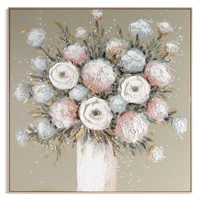 Kép 1/2 - Falikép 698 Krémszín 102x102x5 cm