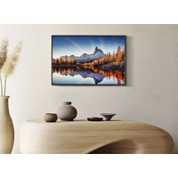 Kép 7/7 - Falikép lakkozott tó részlet kerettel 90x4x60 cm 5