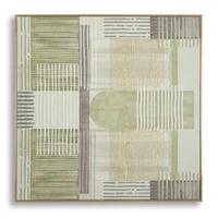 Kép 1/7 - Festett falikép kerettel -a- 60x3x60 cm