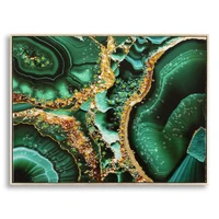 Kép 1/7 - Festmény lakkozott márvány mintás smerady -b- kerettel 82x4x62 cm