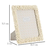 Kép 6/6 - Floty képkeret krémszín 26,5x2x31,5 ( belső méret 20x25) cm 5