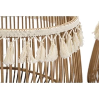 Kép 3/6 - Fuji virágtartó kosár 2db-os szett barna ø 47x39,5-34x36,5 cm