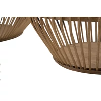 Kép 4/6 - Fuji virágtartó kosár 2db-os szett barna ø 47x39,5-34x36,5 cm