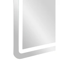 Kép 5/7 - Fürdőszobai LED-es fali tükör téglalap alakú 60X3,5X80 cm 3