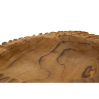Kép 4/10 - Garit tál tölgyfából barna ø 32x11 cm