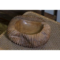 Kép 9/10 - Garit tál tölgyfából barna ø 32x11 cm