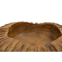 Kép 4/8 - Geris tál tölgyfából barna ø 19x8 cm