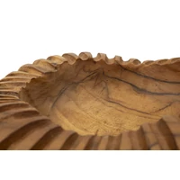 Kép 4/8 - Geris tál tölgyfából barna ø 29x7 cm
