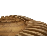 Kép 3/9 - Geris tál tölgyfából barna ø 35x7 cm