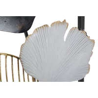 Kép 4/6 - Ginko biloba fali dekoráció fémből arany/ezüst/fekete -a- 31x3,5x90 cm 3