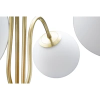 Kép 2/9 - Glamoury állólámpa 4 búrával fehér/arany ø 54x176 cm