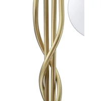 Kép 5/9 - Glamoury állólámpa 4 búrával fehér/arany ø 54x176 cm