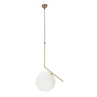 Kép 1/10 - Glamoury mennyezeti lámpa fehér/arany 50x30x100 cm
