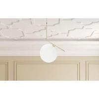 Kép 5/10 - Glamoury mennyezeti lámpa fehér/arany 50x30x100 cm 2