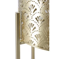 Kép 4/6 - Golvy virágtartó állvány 2db-os szett arany ø 21x52-19x42 cm