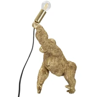 Kép 3/10 - Gorilla asztali lámpa arany 22,5x16x40 cm 2