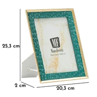 Kép 6/6 - Grent képkeret zöld/arany 20,3x2x25,3 ( belső méret 15x20) cm 5