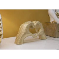 Kép 7/7 - Hands lover szobor arany 25x7,5x13,5 cm 5